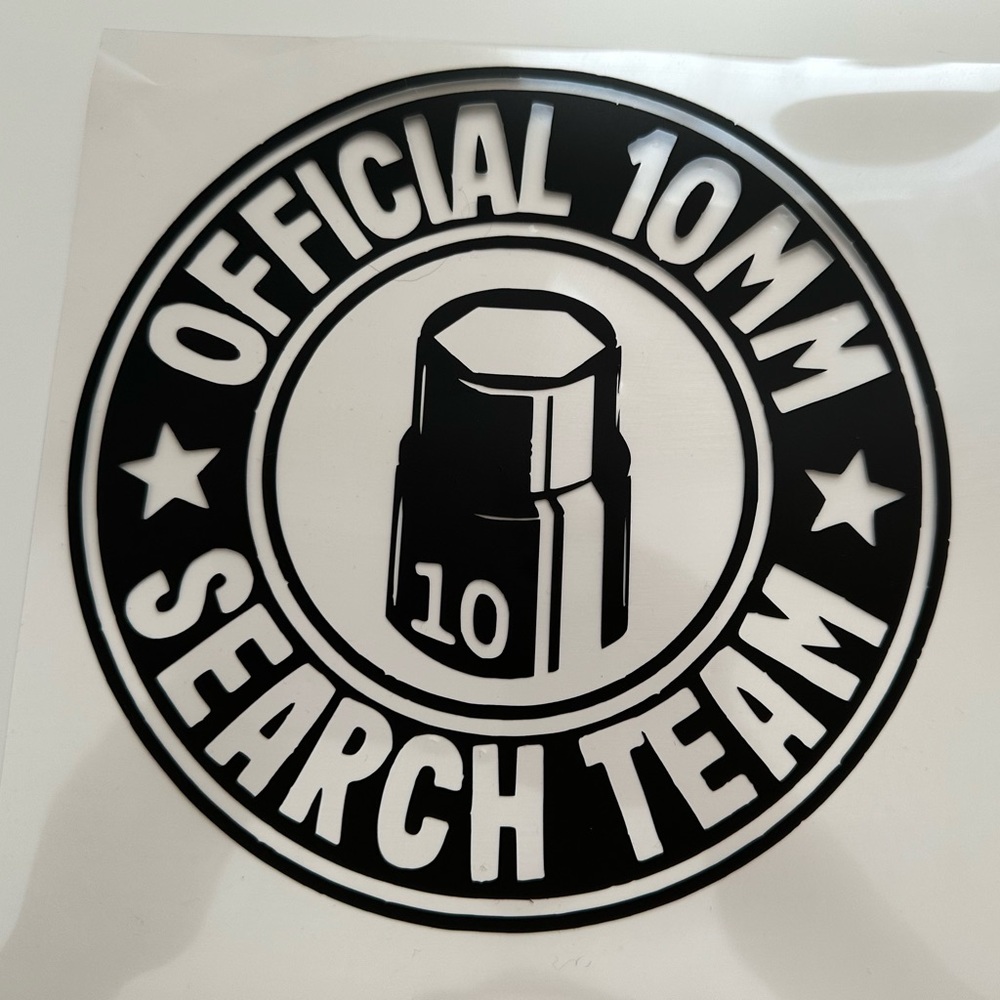 Mechanic car decal